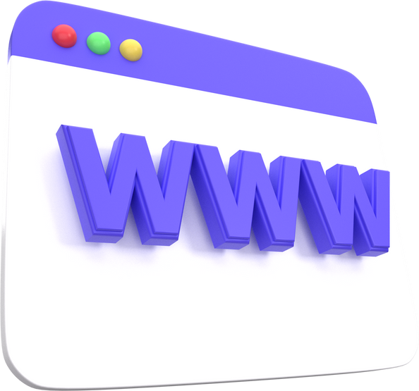 Website Domain 3d Illustration